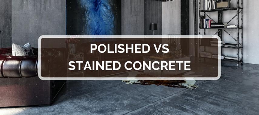 Et betongulv kan forbedres med en række forskellige behandlinger