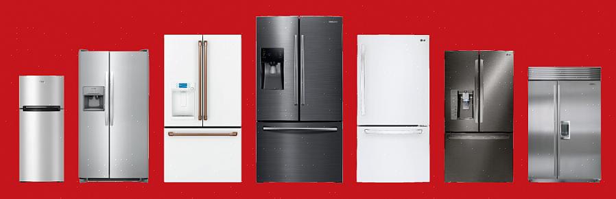 Kommer fransk-dørs køleskabe i mange stilarter