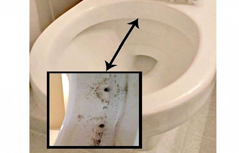 Kan vandstråleåbningerne på undersiden af toiletskålens kant blive snavset