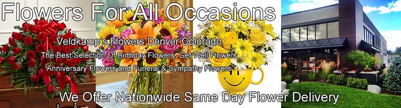 Blomster er en farverig måde at fejre en særlig lejlighed som f.eks