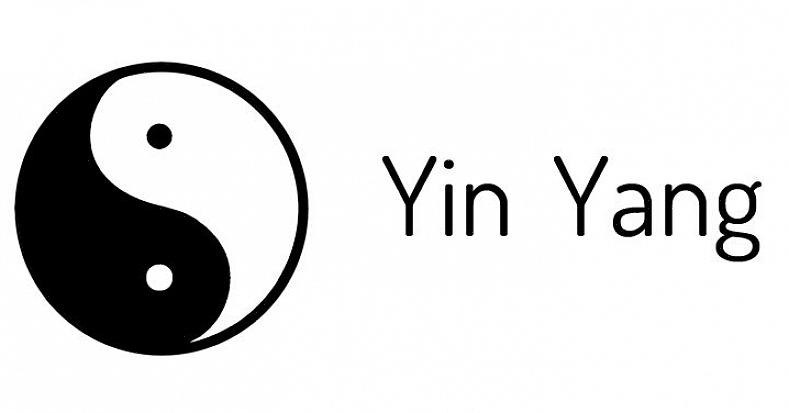 Udtrykt i feng shui-farver er Yin (feminin energi) sort