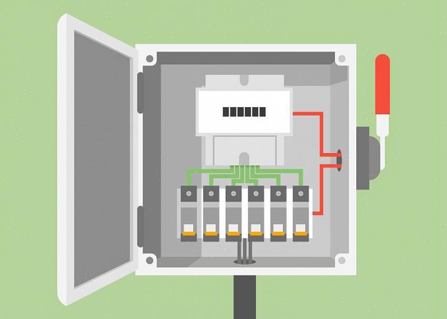 Den samlede elektriske kapacitet for en elektrisk service måles i ampere (ampere)