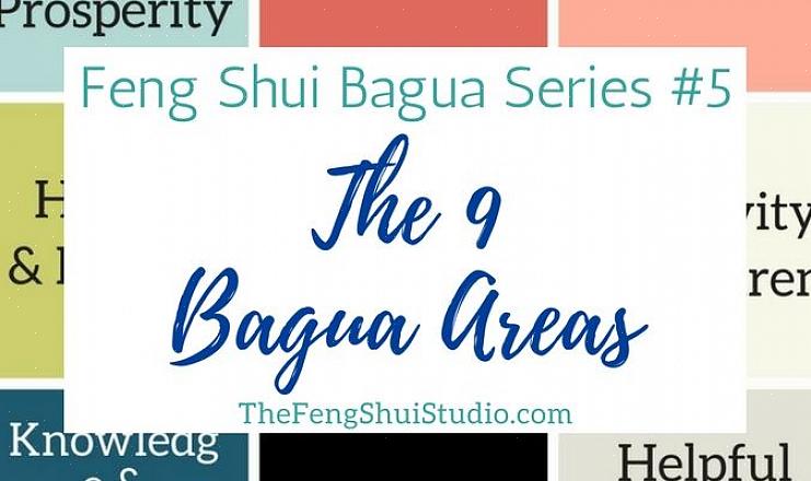 Hvert bagua-område har attributter tilknyttet