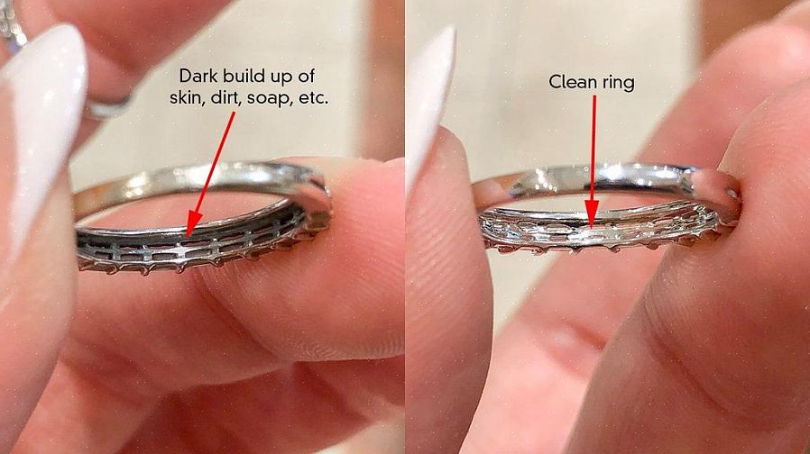 Hvordan du i første omgang kan forhindre snavsede diamantringe