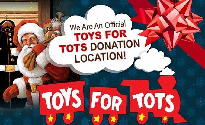 Legetøj til tots-gaver gives direkte til individuelle familier såvel som nonprofitorganisationer