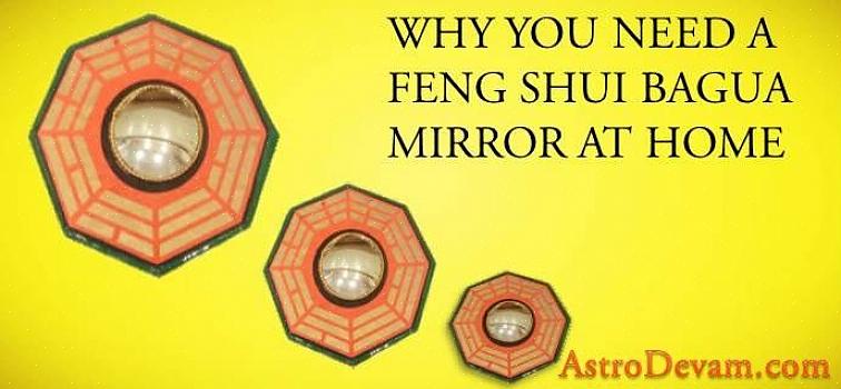 Feng shui bagua spejlet er ikke en dekorativ feng shui genstand