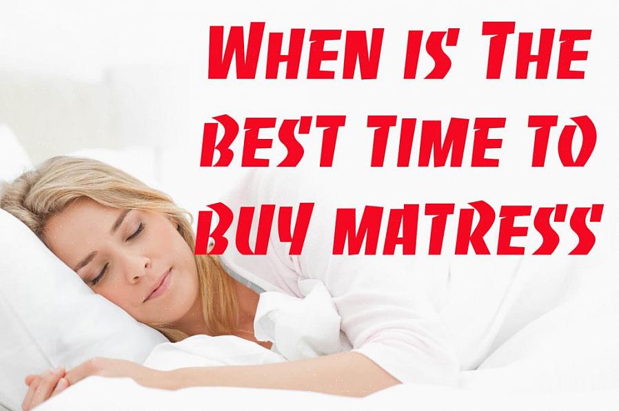 At du måske sover bedre på en ny madras