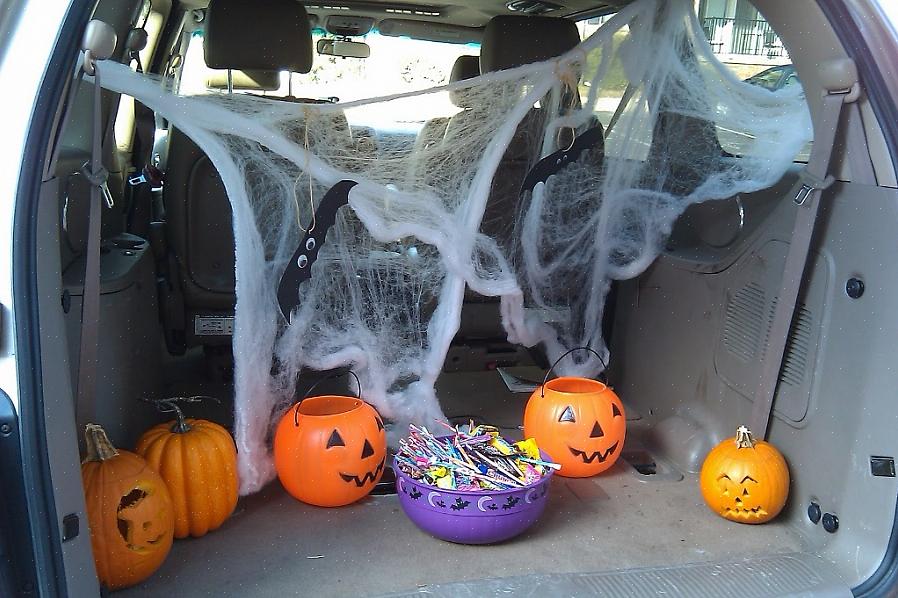 Bekvem atmosfære til Halloween trick-or-behandling