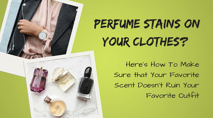 Sådan fjernes overdreven parfume lugt fra tøjet