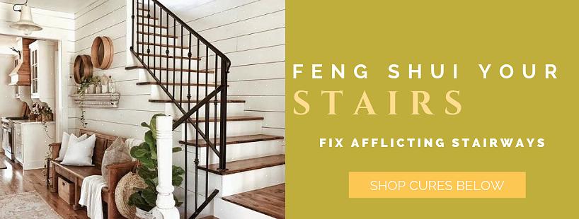Feng shui-bekymringen med trapper er