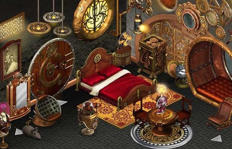 Dit steampunk-soveværelse har brug for mindst et gammelt bagagerum til det perfekte victorianske præg