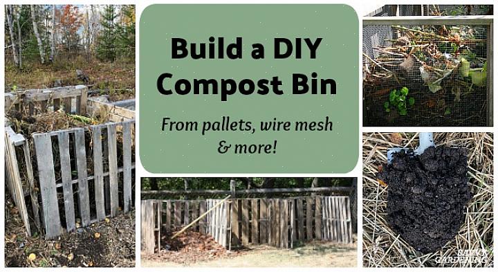 Nogle billige trådhegn kan du lave så mange kompostbakker