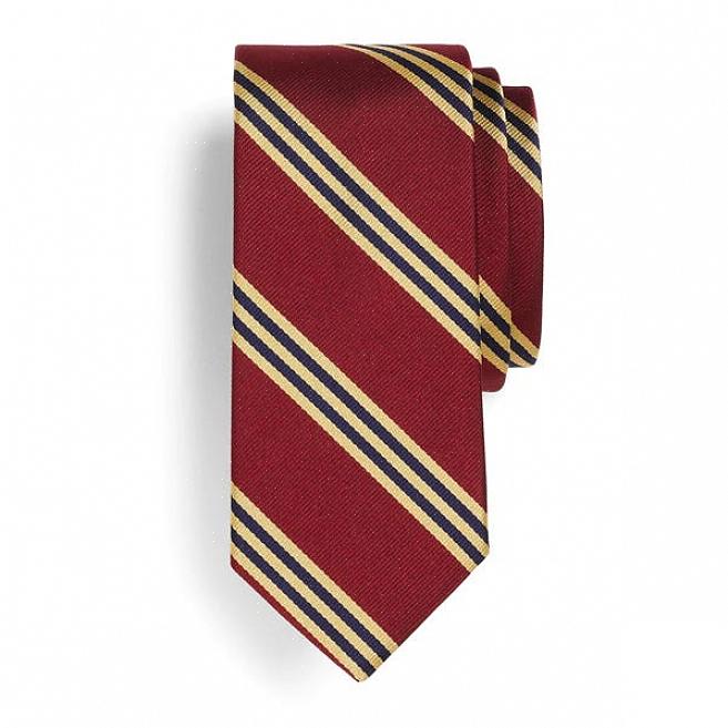 Skal du bruge en tynd bomuldsklud mellem slipsen