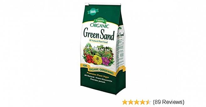 Greensand kan også bruges på planter