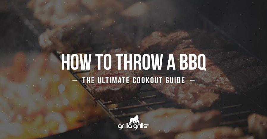 I vores Ultimate Cook-Out Menu og Party Checklist